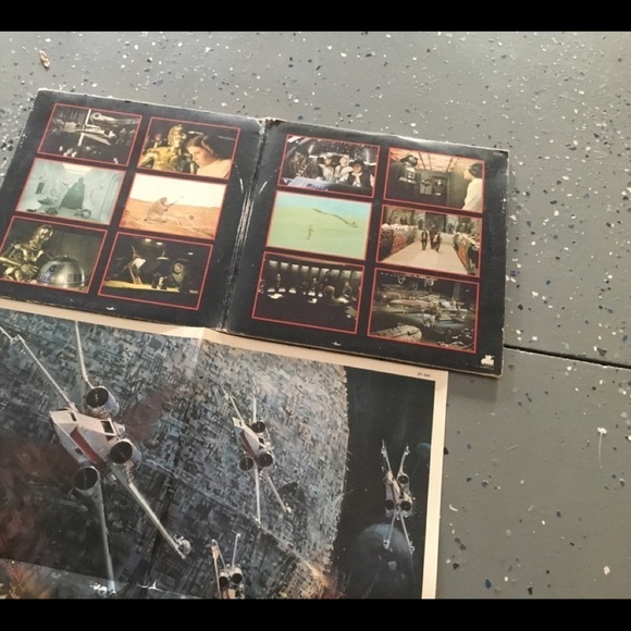 Star WARS 1977 LITHOGRAPH WITH SOUND TRACKS RECORD - Picture 9 of 10